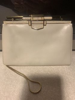 Judith Leiber clutch White 