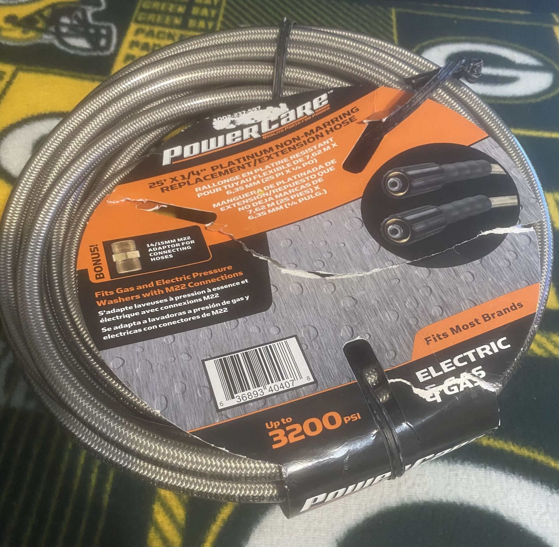 Powercare 25’ x 1/4” Replacement/Extension Hose.