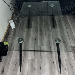 Glass Dining Table 
