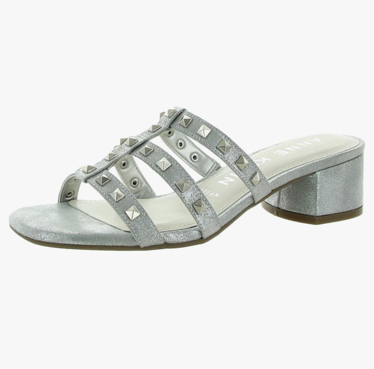 Anne Klein Ray Silver Sandal Size 7.5 M