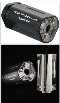 T238-Griffon Airsoft Tracer Unit, Spitfire Tactical Flash Simulator for Airsoft Green Tracer BBS/Gel Balls with14mm CCW Threaded Interface