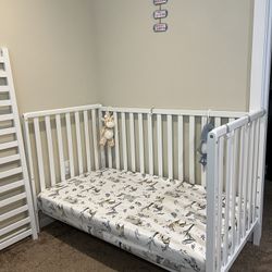 Delta 4 In 1 Convertible Crib With Mattress