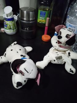 Vintage Original 101 Dalmatians Stuffed Dogs(2). $5.00 OBO 