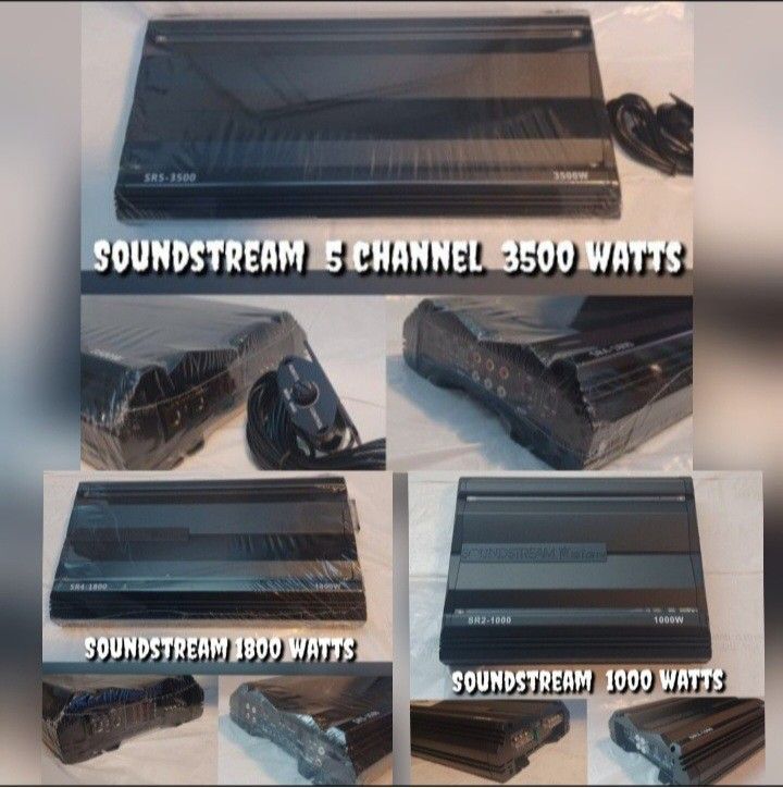 New Soundstreem Amplifiers
