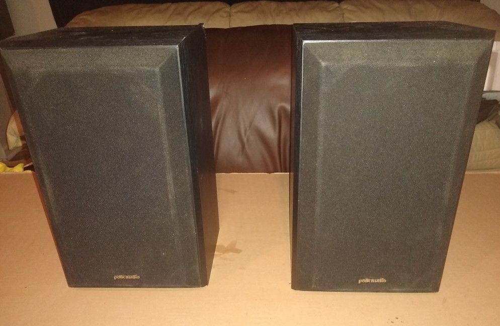 Vintage Polk Audio Monitors Speakers