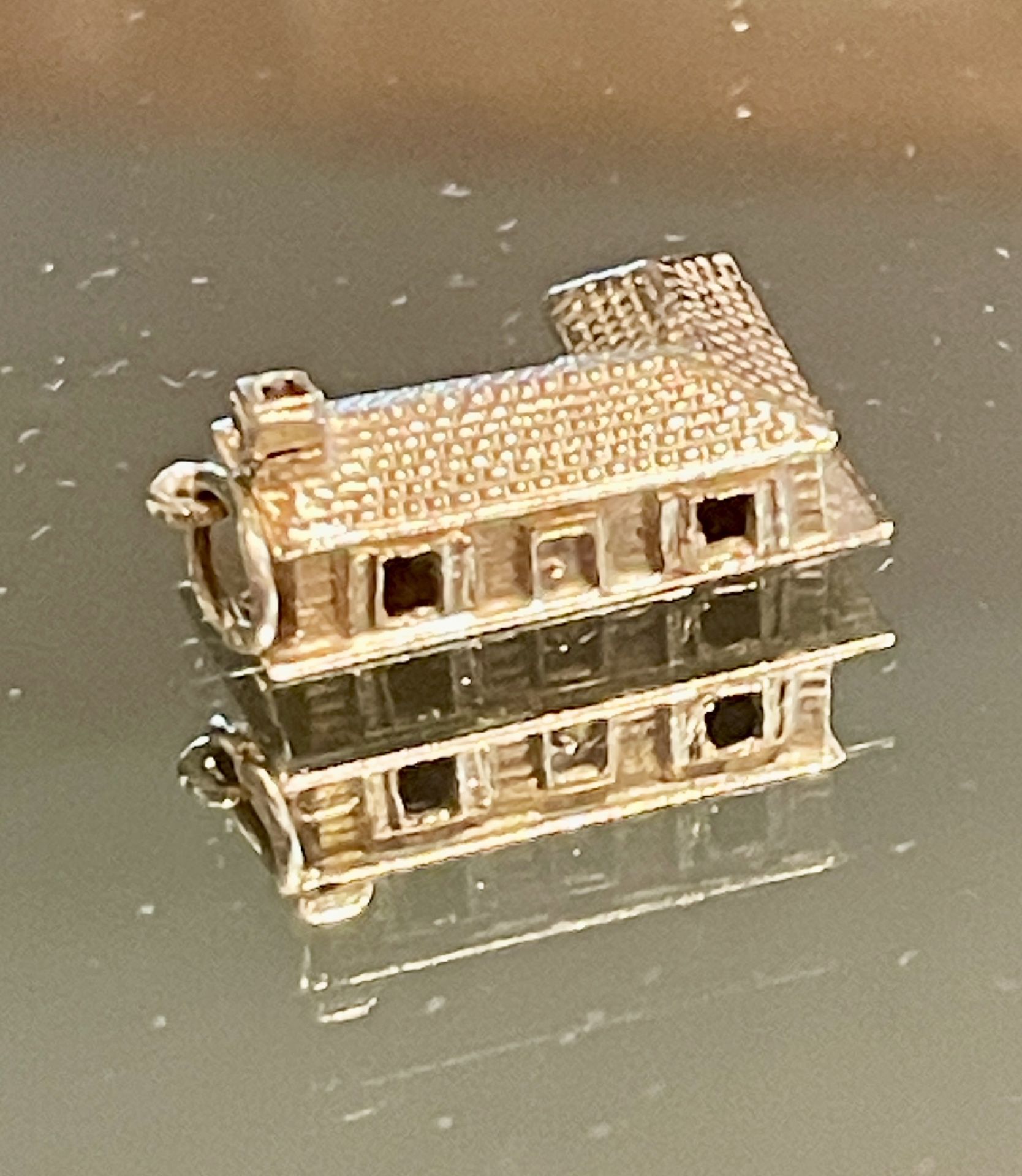 14KT Gold Charm: House 2.9Gm SOLID GOLD