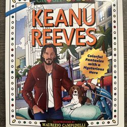 Keanu Reeves Coloring Book Crush+Color
