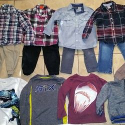 Boy's Sizes 3 Pants & 4 Tops