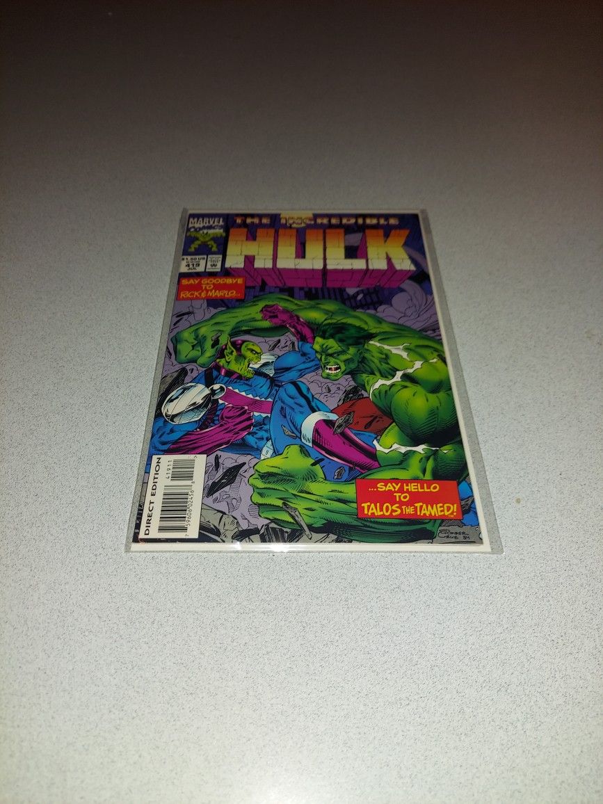 1994 THE INCREDIBLE HULK #419 COMIC BAGGED AND BOARDED