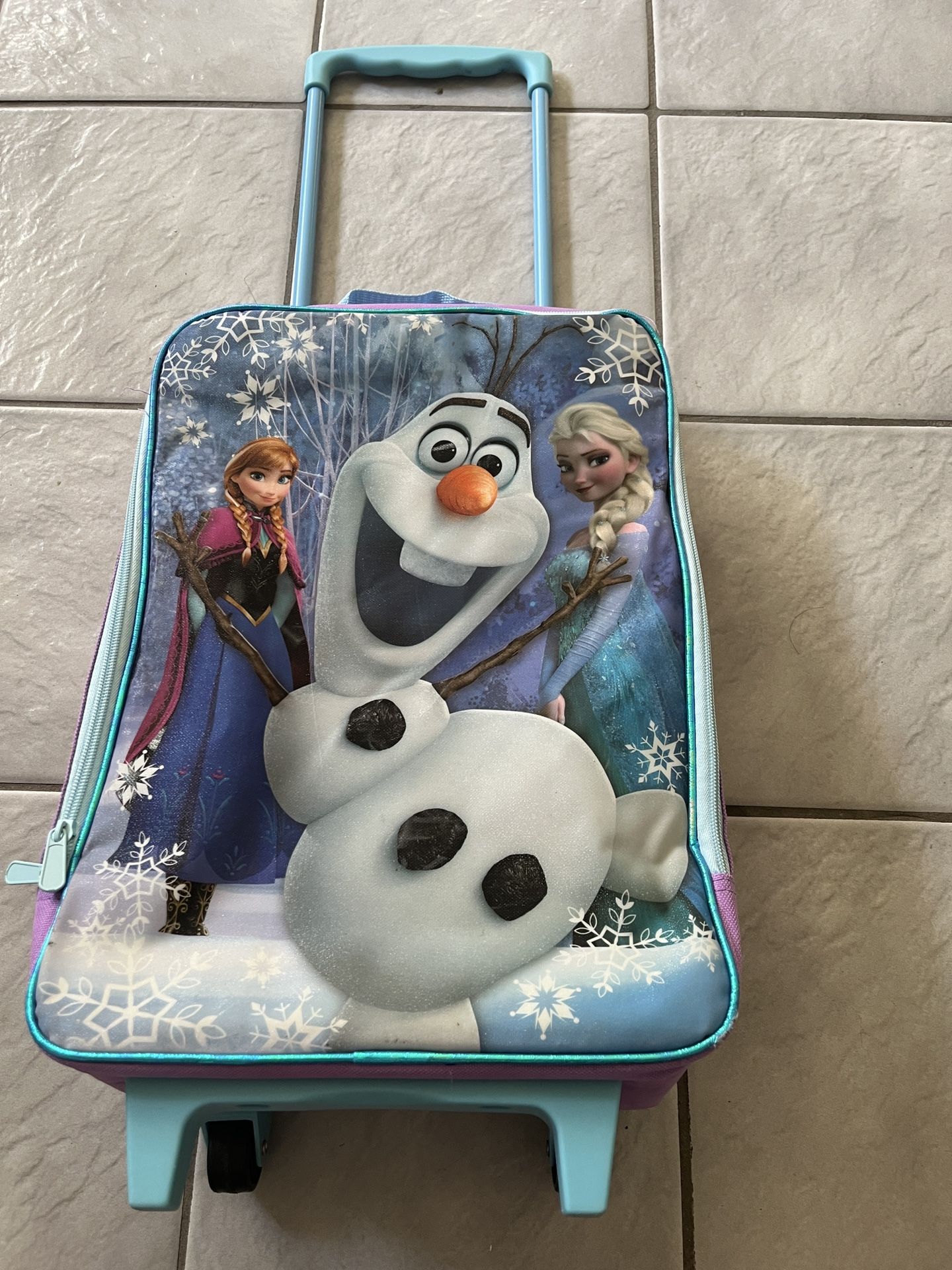 Disney Frozen Kids Rolling Unisex Suitcase H18”W12”