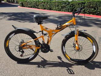 Sports XTC Folding Mountain Bike Orange