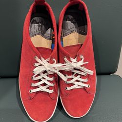 Shoes-Men’s Suede Red- Robert Graham