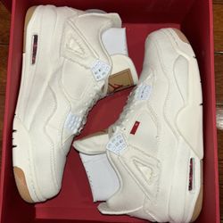 Jordan 4 Levi White Sz 9.5