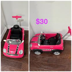Manual Toddler Push Car