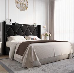 Platform bed frame size queen