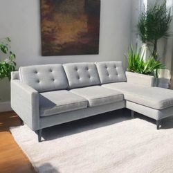 West Elm Reversible Sectional 🛻Delivery Available🛻