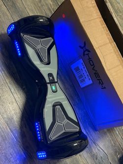 Hover-1 Hoverboard Black with LED Lights