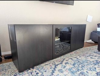 IKEA BESTÅ TV Console – Black-Brown, 71" Wide