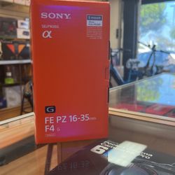 Sony FE PZ 16-35mm F4 G