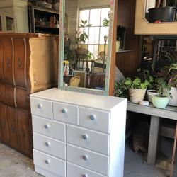 Rustic Decor 9 Drawer Dresser 