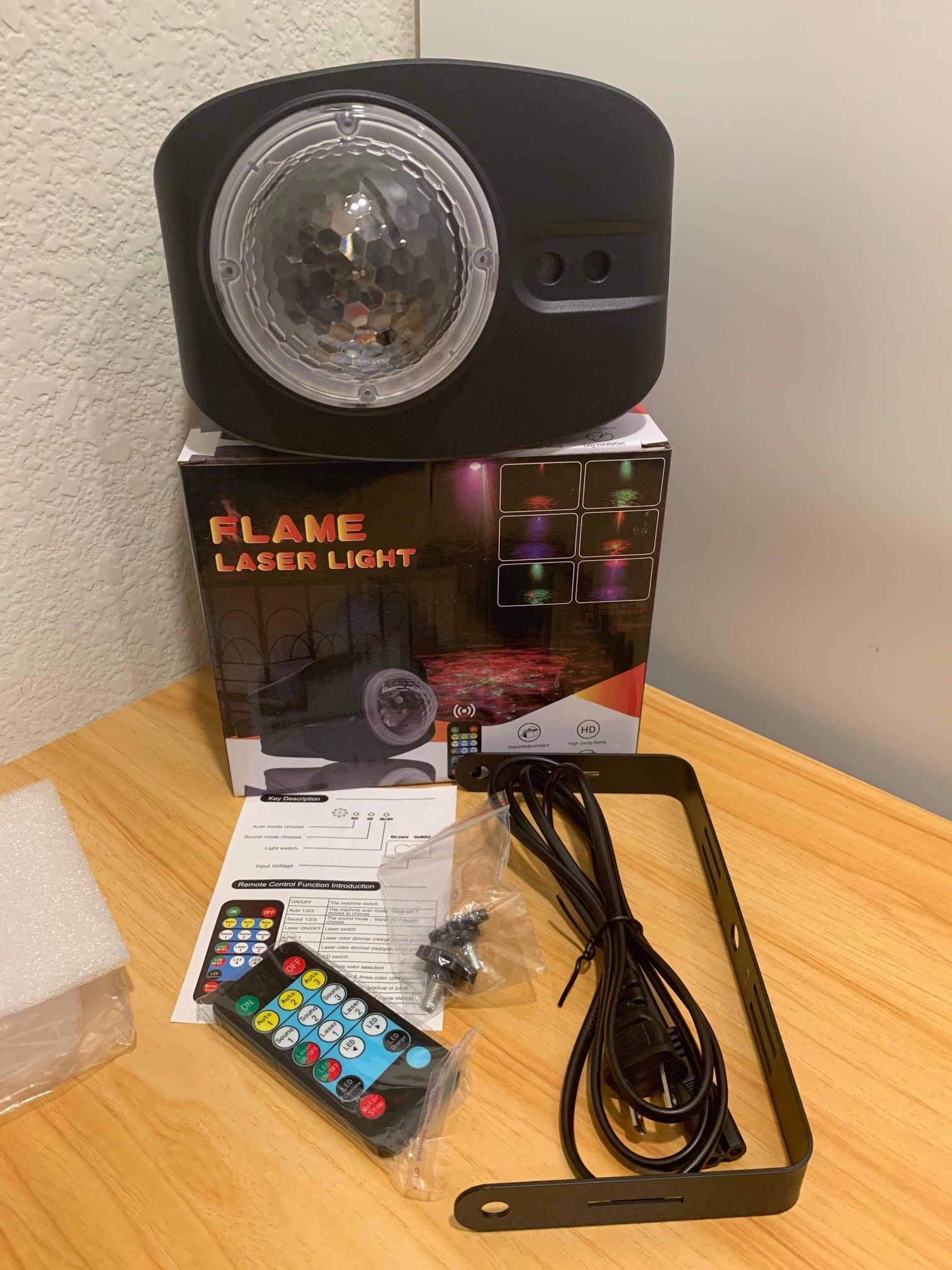 Laser Lights Strobe Disco Ball, Sync with Music