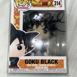 Funko Pop (Goku Black) Autographed 
