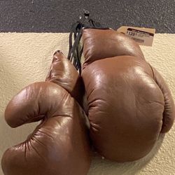 Brown Leather Boxing Gloves 