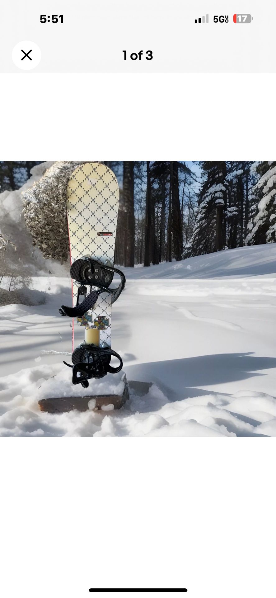 Atomic Alibi Snowboard 161cm
