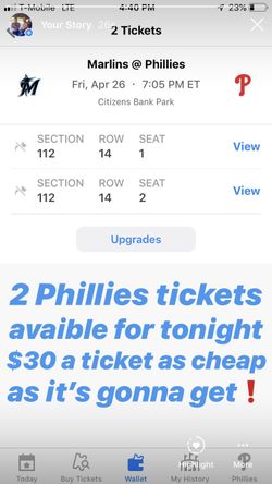 Phillies tickets!!!