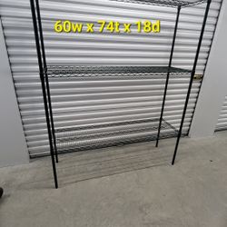 Green Expoxy Metro Shelf Stand 