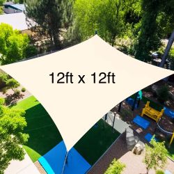 12x12 Square Sunsail Sun Shade Canopy