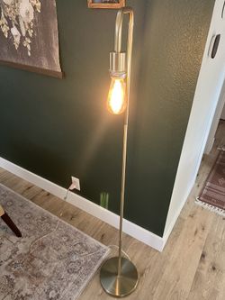 Gold Floor Lamp