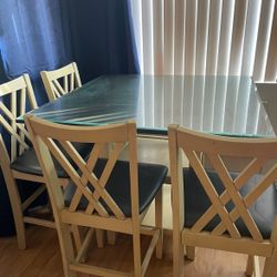 Dining Table With 4 Chairs 