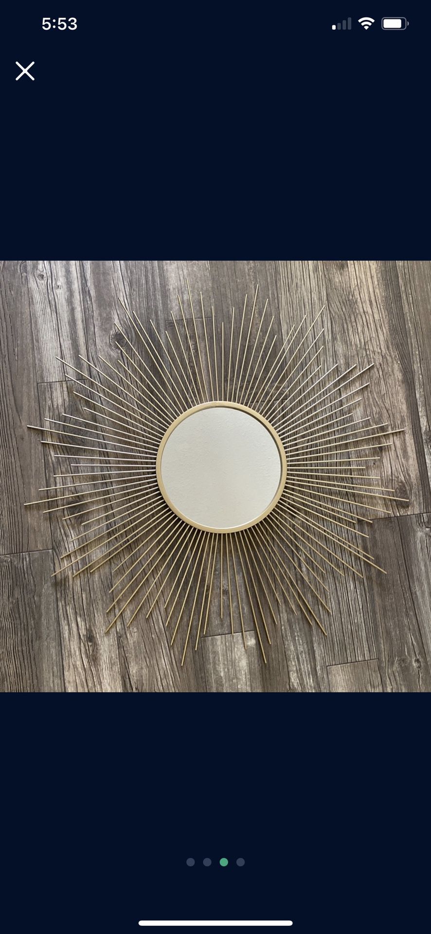 Gold Sun Burst Mirror Yes It’s Available 