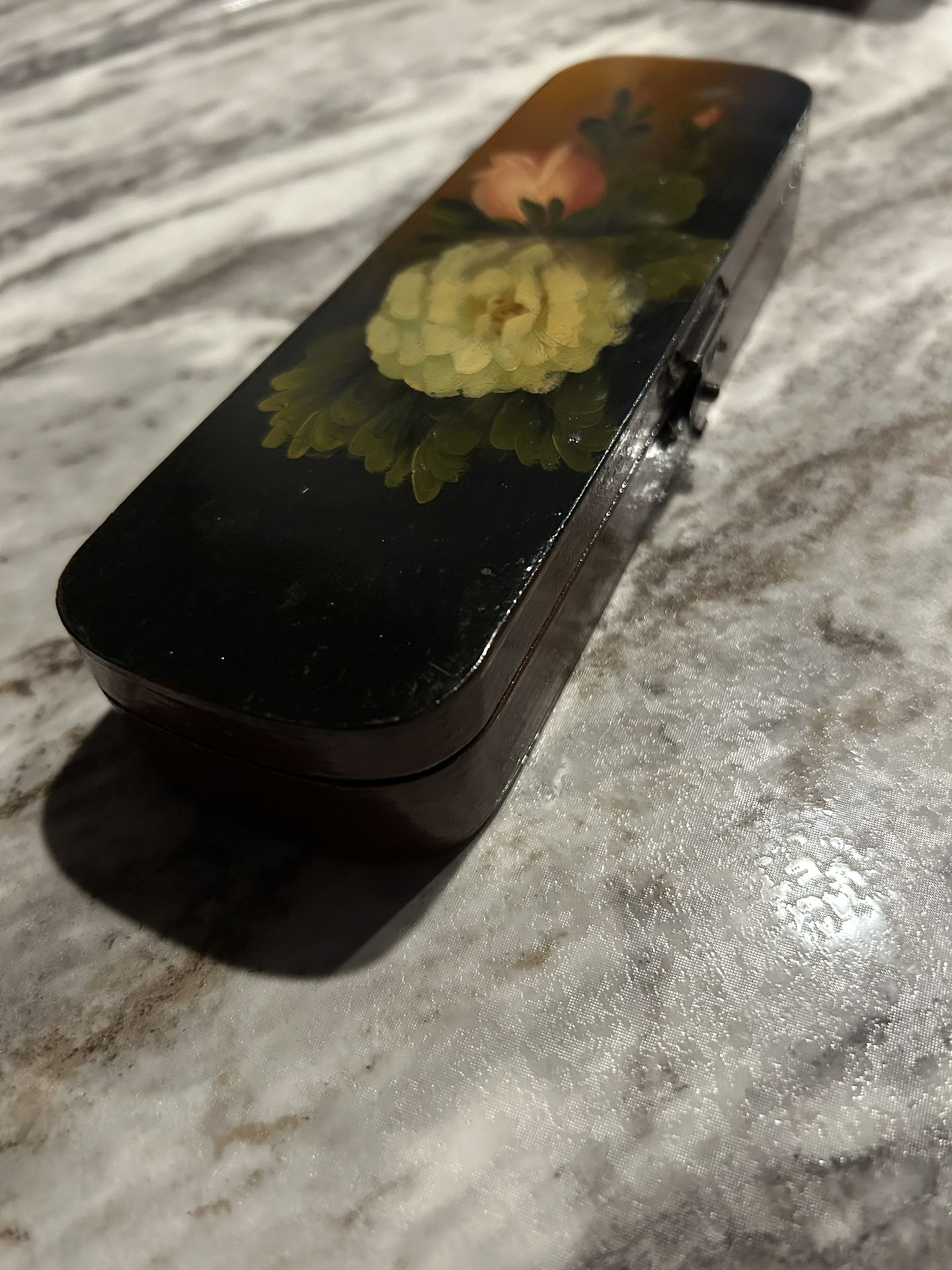 Antique Lacquer Jewelry Box