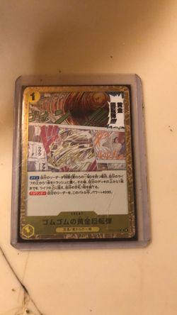 Manga Rare Gum Gum Golden Rifle(Awakening of A New Era)