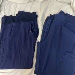 Jaanuu Scrub Lot of 2 Pants Joggers Stretch Medium