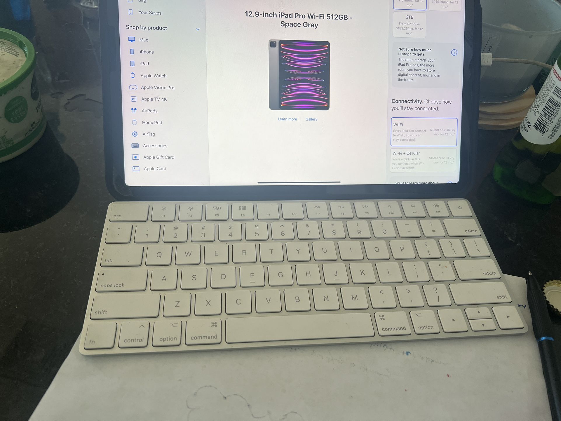 12.9-inch iPad Pro Wi-Fi 512gb Space Grey 2022