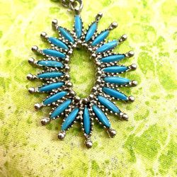 Southwestern Needlepoint Necklace