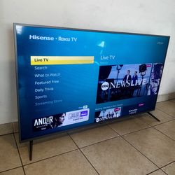 Hisense 70" LED 4K UHD Smart Roku TV Grey Bezel HDR Perfect Condition PRICE FIRM