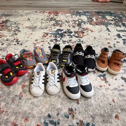 Kids Shoes Bundle – Sizes 8-9 Toddler Adidas and Nike -new