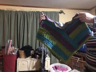 Handmade child's poncho