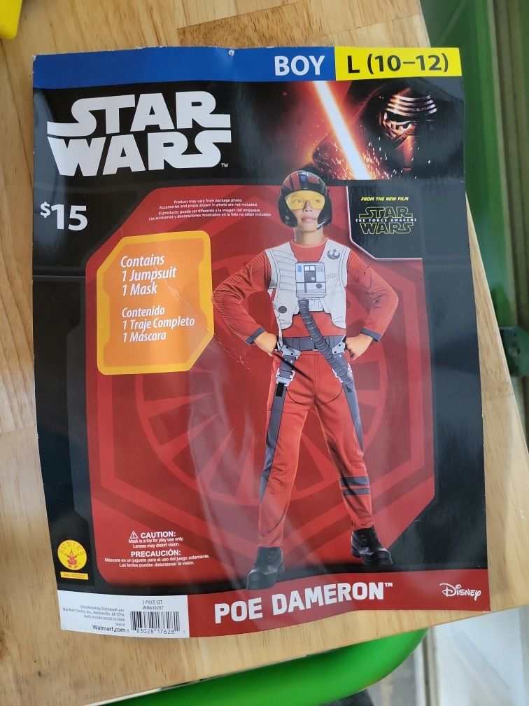 Halloween Costume Star Wars, Kids Size Large