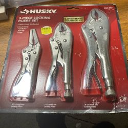 3 Piece Locking Pliers Set 