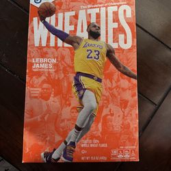 Lebron James Wheaties 2020 NBA Champions Los Angeles  Lakers