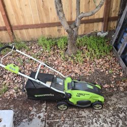 Greenworks 16” Corded Electric Mower 