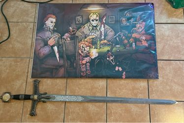 Halloween Póster and Sword