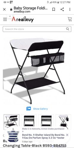 New diaper changing table