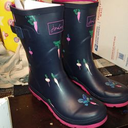 Joules Rain Boots Size US 9