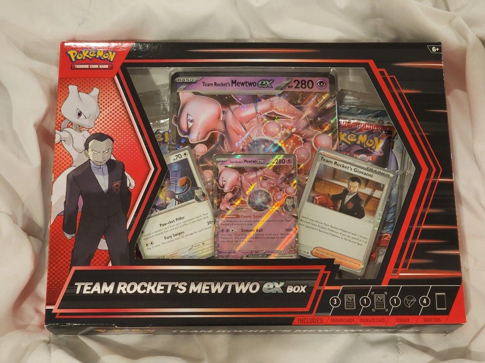 Team Rockets Mewtwo Ex Box